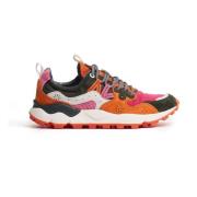 Roze Sneakers voor Vrouwen Flower Mountain , Multicolor , Dames