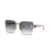 Koper Gouden Zonnebril Rook Gradient Lens Philipp Plein , Yellow , Uni...