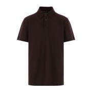 Bruin Katoen Kasjmier T-shirts en Polos Loro Piana , Brown , Heren