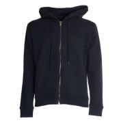 Hoodie met rits Blauw Dondup , Blue , Heren