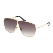 Goud/Grijs Beige Getinte Zonnebril Stella Tom Ford , Yellow , Unisex