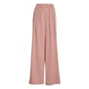 Roze Wijde Broek Aw24 Dries Van Noten , Pink , Dames