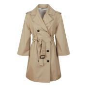 Stijlvolle Waterdichte Jas Max Mara Weekend , Brown , Dames