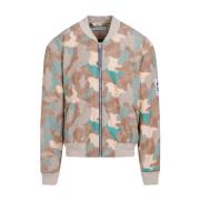 Multicolor Camouflage Bomberjack Acne Studios , Multicolor , Heren