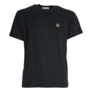 Stijlvolle Crew Neck T-shirt Blauw Stone Island , Blue , Heren