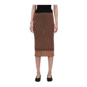 Bi-Color Gebreide Pencilrok 3.1 Phillip Lim , Brown , Dames