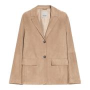 Stijlvolle jas voor vrouwen Max Mara , Brown , Dames