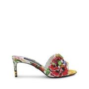 Bloemversierde sandalen Dolce & Gabbana , Multicolor , Dames