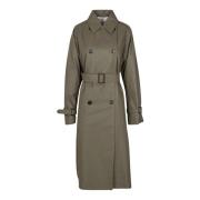 Omkeerbare trenchcoat met raglanmouwen Max Mara Weekend , Green , Dame...