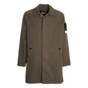 Innovatieve Marrone Jas Aw24 Stijl Stone Island , Brown , Heren