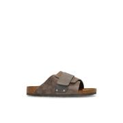 Slides Kyoto Birkenstock , Brown , Dames