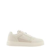 Witte Lage Sneakers met Geperforeerde Neus Emporio Armani , White , He...