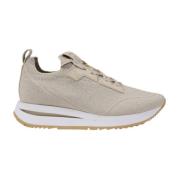 Beige Vetersneakers voor vrouwen Guess , Beige , Dames