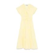 Elegante Zwarte Cocktailjurk Ermanno Scervino , Yellow , Dames