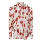 Elegante Witte Blouse Max Mara Studio , Multicolor , Dames