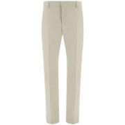 Beige Katoenmix Broek PT Torino , Beige , Heren