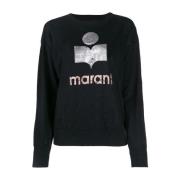 Zwarte Marant Etoile Sweaters Isabel Marant Étoile , Black , Dames