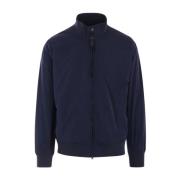 Navy Blauwe Bomberjack Aspesi , Blue , Heren