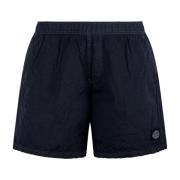 Nylon Sports Swim Shorts Ss25 Stone Island , Blue , Heren