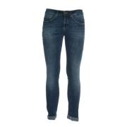 Blauwe Skinny Jeans voor Mannen Dondup , Blue , Heren