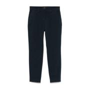 Blauwe Broek met Verborgen Sluiting Peuterey , Blue , Dames