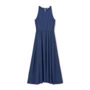 Lang Halterjurk Motivi , Blue , Dames