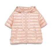 Short Sleeve Puffer Jacket Herno , Pink , Dames