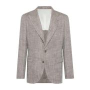 Bruine Jassen voor Stijlvolle Look Brunello Cucinelli , Brown , Heren