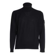 Blauwe Turtleneck Sweater Aw24 Stone Island , Blue , Heren