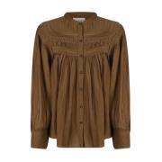 Khaki Katoenen Blouse met Knoopsluiting Isabel Marant Étoile , Brown ,...