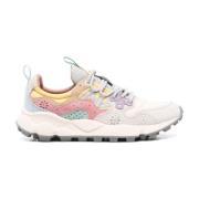 Roze Multicolor Lage Sneakers Flower Mountain , Multicolor , Dames