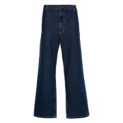 Wijde Denim Jeans Jeanerica , Blue , Heren