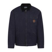 Blauw Zwart Detroit Jack Carhartt Wip , Blue , Heren