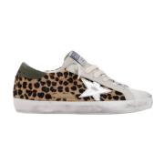 Luxe Leren Sneakers in Beige/Bruin/Zwart Golden Goose , Multicolor , D...