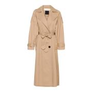 Klassieke Trenchcoat Jas in Tannin InWear , Brown , Dames