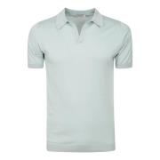 Skipper Kraag Polo Shirt John Smedley , Green , Heren