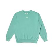 Tweekleurig Sweatshirt met Ronde Hals Autry , Green , Heren