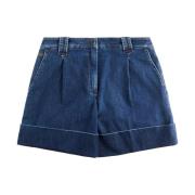 Blauwe Shorts Damesmode Fay , Blue , Dames