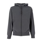 Sportieve Full-Zip Hoodie met Zakken Parajumpers , Gray , Heren