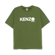 Olijfgroene Crew Neck T-shirt Kenzo , Green , Heren