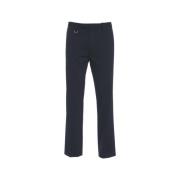 Blauwe Jersey Chino Broek Paolo Pecora , Blue , Heren