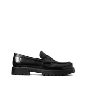 Klassieke Lug Loafers Tory Burch , Black , Dames