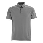 Ice Cotton Slim Fit Polo Shirt Zanone , Gray , Heren