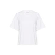 Witte Sweatshirt Tee Amandakb Stijl Karen by Simonsen , White , Dames