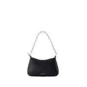 Gewatteerde Leren Crossbody Tas - Zwart Alexander McQueen , Black , Da...