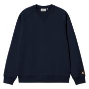 Logomouw Katoenen Trui Carhartt Wip , Blue , Heren