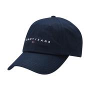 Lineair Logo 6 Panel Pet Tommy Jeans , Blue , Dames