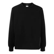 Zwarte katoenmix sweatshirt met logo print C.p. Company , Black , Here...