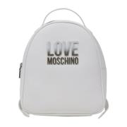 Lente/Zomer Dames Rugzak Collectie Love Moschino , White , Dames