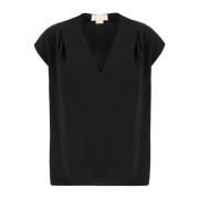 Stijlvolle TOP voor modeliefhebbers Genny , Black , Dames